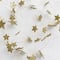 Hello Honey 6ft. Gold Decorative Glitter Paper Star Garland